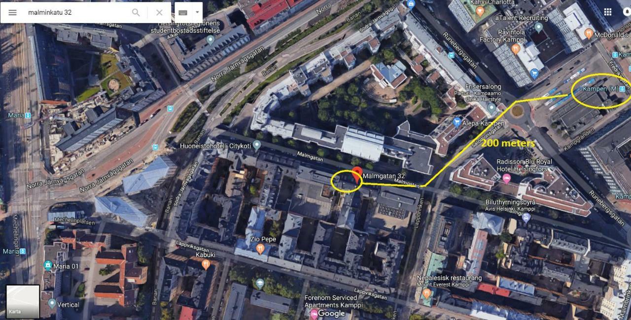 Studio In Helsinki City Center Apartman Kültér fotó